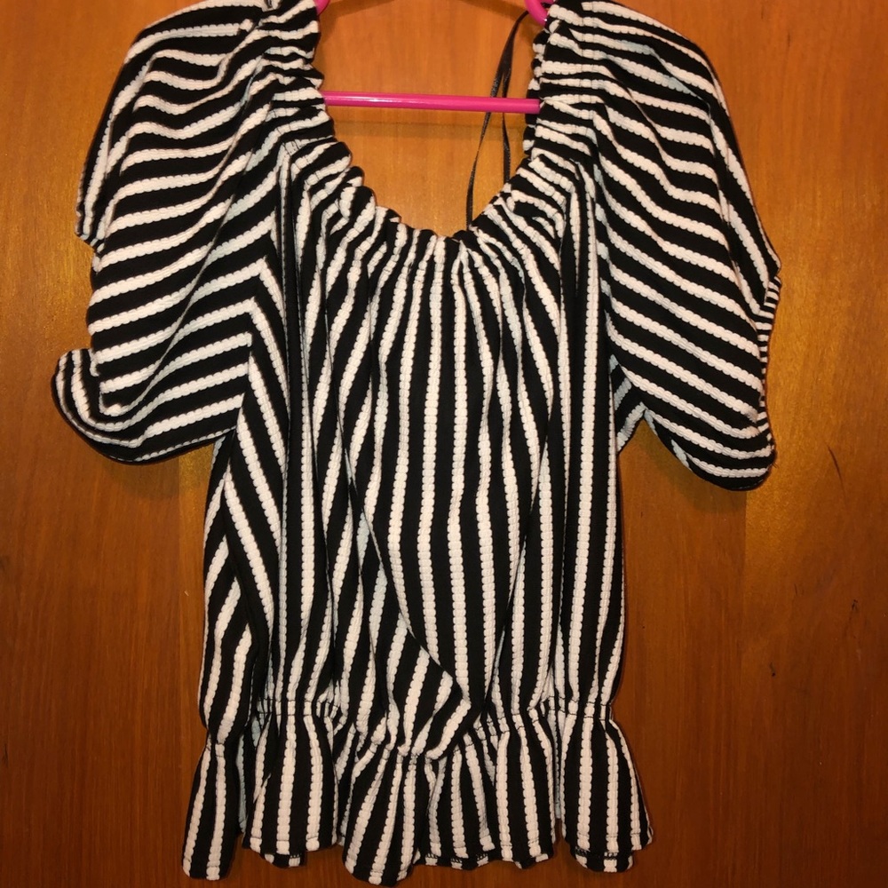 h&m off the shoulder top